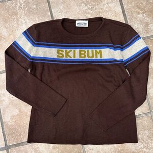 Ski Bum Glory US Made In The USA vintage Sweater Size In Description FABULOUS